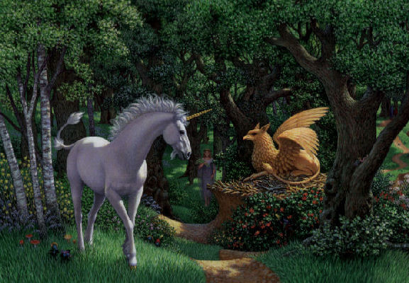 unicorn and griffin