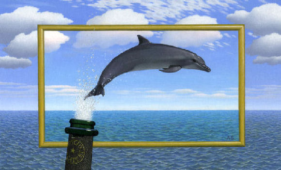 leaping dolphin