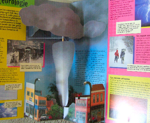 Tornado which actually spins when page opens