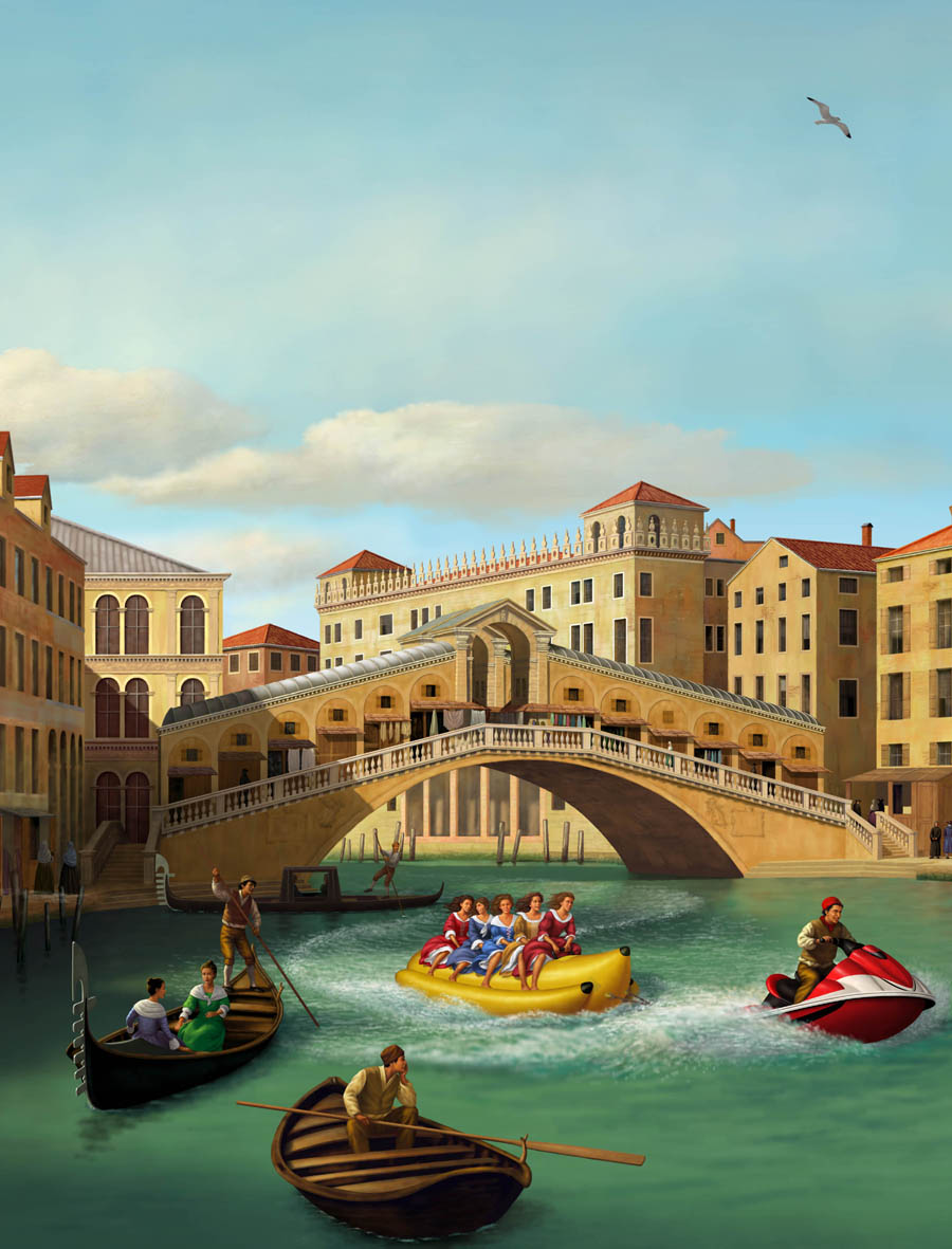 Portrait layout Vodafone Venice